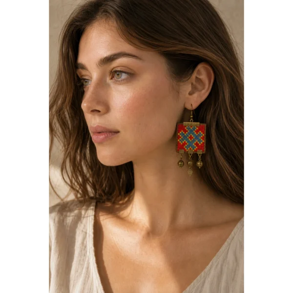 Four-Petal Flower (Balochi Motif) 4